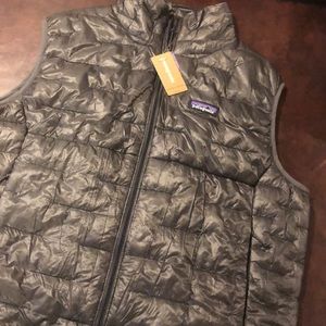 New Patagonia Men’s MICRO PUFF VEST Forge Gray L